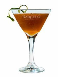Onyx Martini - míchaný drink s rumem Barceló Imperial Onyx