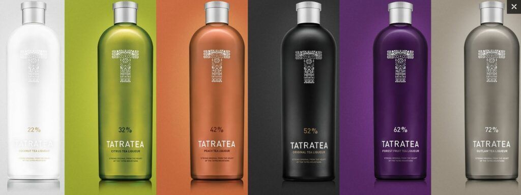 Tatratea likéry - první série čajová