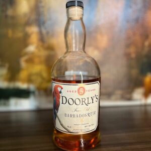 Doorly's 5 letý rum - zadní etiketa