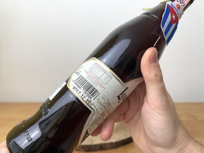 Legendario Elixir de Cuba degustace elixíru etiketa