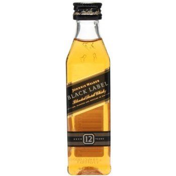 Johnnie Walker Black Label 40% 0,05 l (holá láhev)