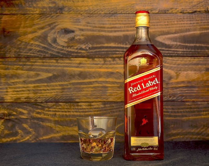 Johnnie Walker Red Label - degustace, chuť