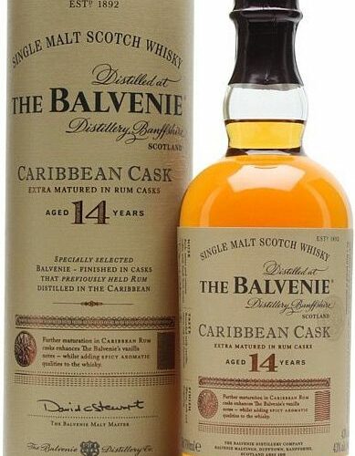 Balvenie Old Carribean Cask 14y 43% 0,7 l (tuba)