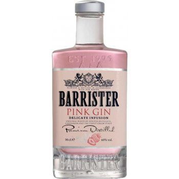 Barrister Pink Gin 40% 0,7 l (holá láhev)