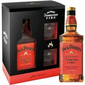 Jack Daniel’s Fire 35% 0,7 l (dárkové balení 2 sklenice)