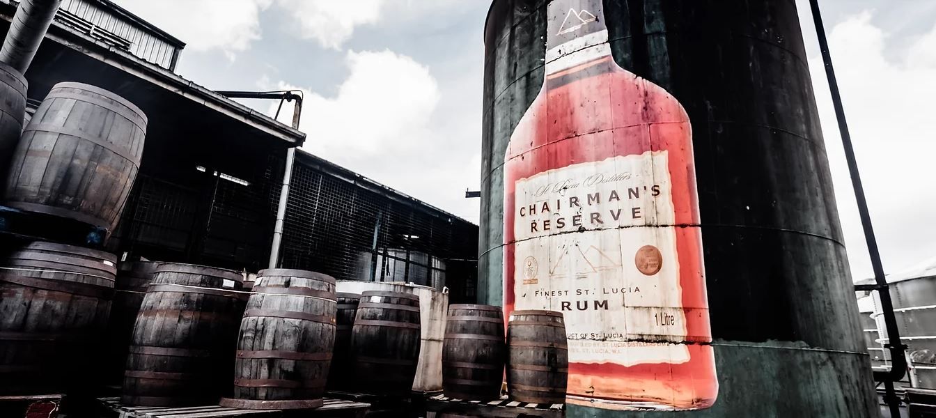 Chairman's Reserve rum St. Lucia Distillery