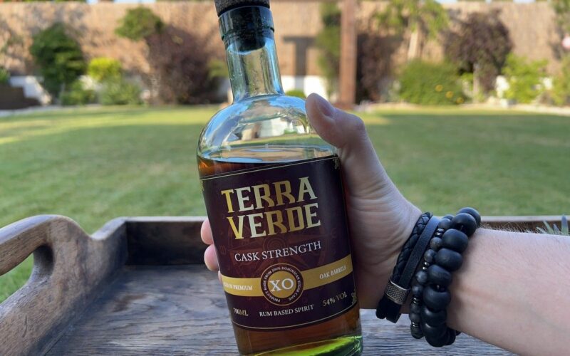 Terra Verde XO Cask Strength detail láhve