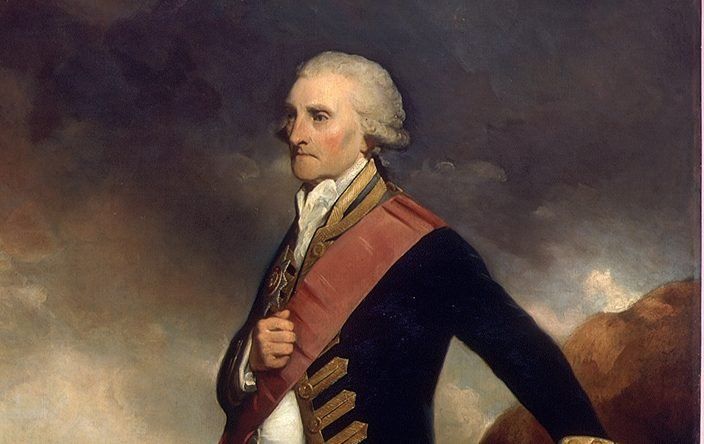 George Brydges Rodney - portrét admirála britského válečného námořnictva.