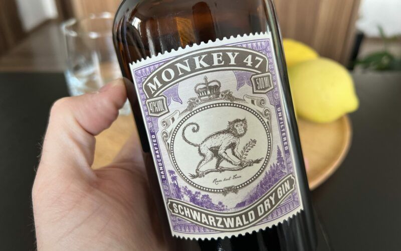 Monkey 47 gin detail přední etikety