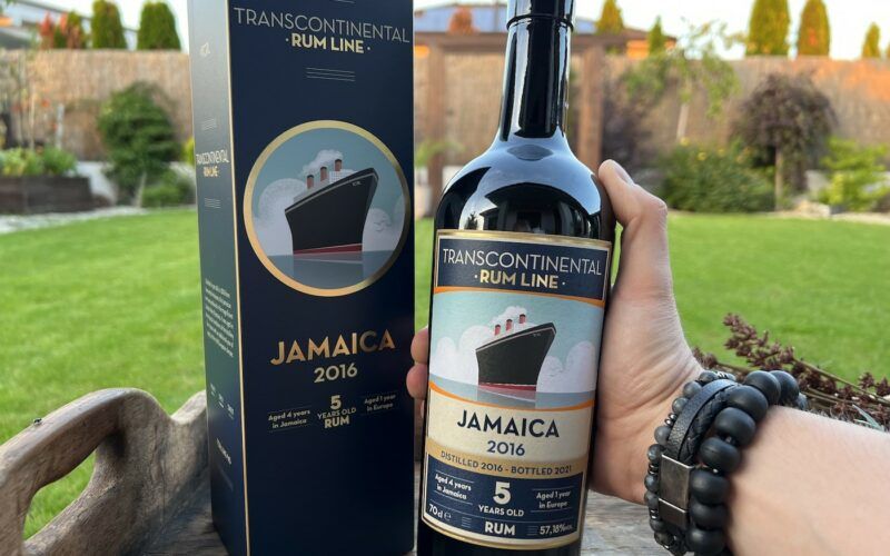 Transcontinental Rum Line Jamaica 2016 láhev