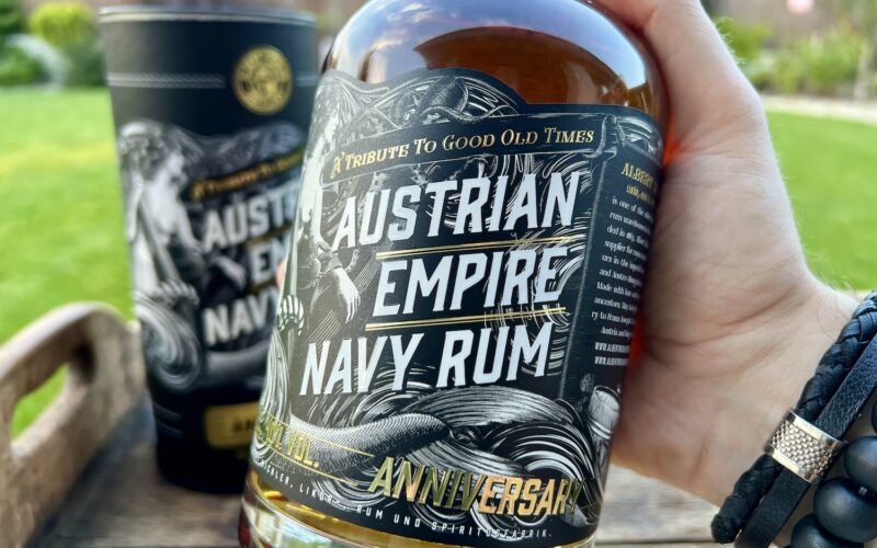 Austrian Empire Navy Anniversary detail přední etikety