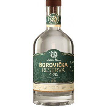 Borovička RESERVA 43% 0,7 l (holá láhev)