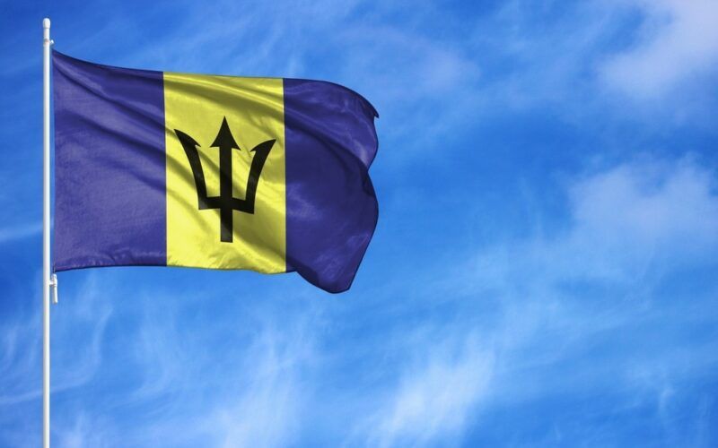 Národní vlajka Barbadosu