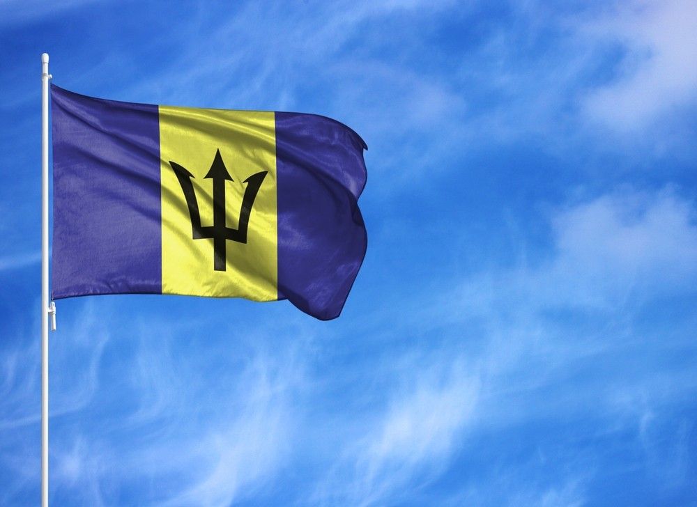 Národní vlajka Barbadosu