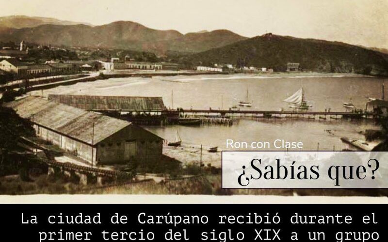Carúpano v roce 1888, město kde sídlila Hacienda Altamira