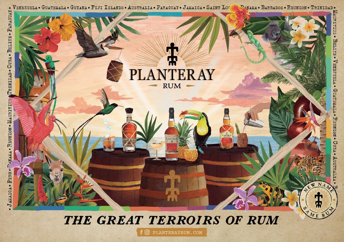 Planteray Rum - obrázek, změna názvu značky Plantation rum