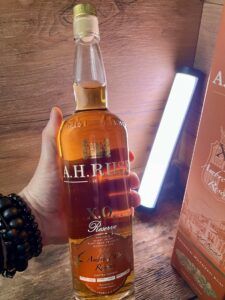 A.H. Riise X.O. Ambre d'Or Reserve detail fľaše