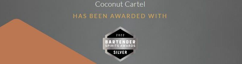 Coconut Cartel Special - ocenění stříbro na Bartender Spirit awards 2022